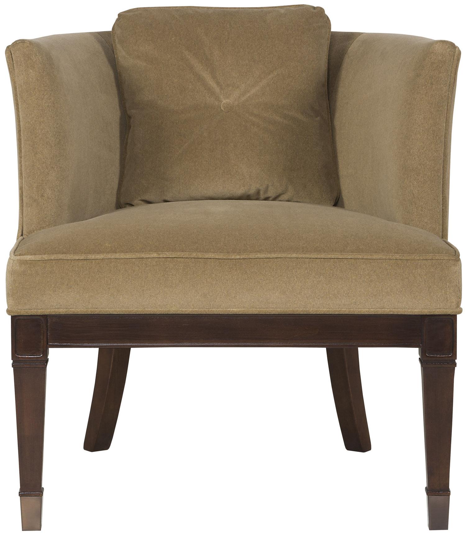 Vanguard Furniture Accent Chairs Drake Transitional Chair with Curved